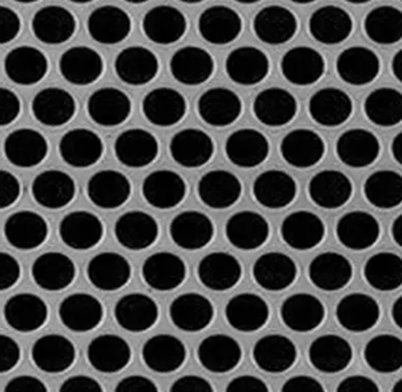 Placa perforada de acero inoxidable 301