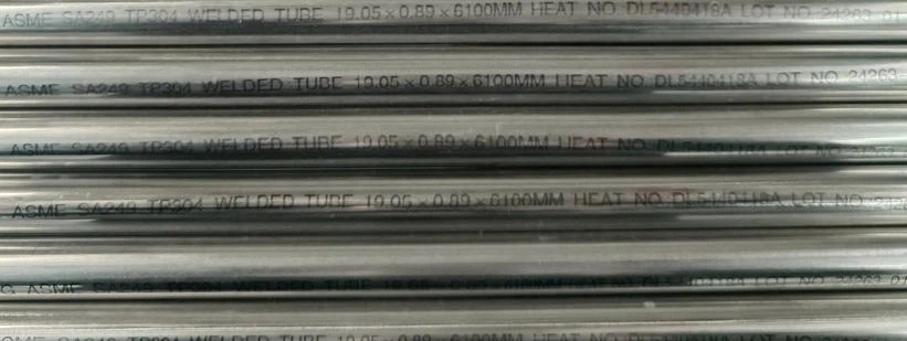 ASTM A249 TP304 Bright Annealed Heat Exchanger Tube ASTM A249 TP304 Bright Annealed Heat Exchanger Tube