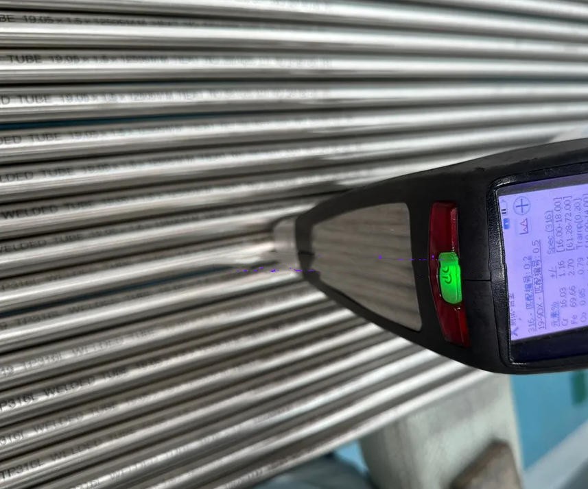 ASME SA249 TP316L Welded stainless heat exchanger tube ASME SA249 TP316L Welded stainless heat exchanger tube