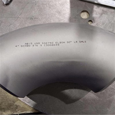 Codo de montaje de acero dúplex ASTM A815 S32750