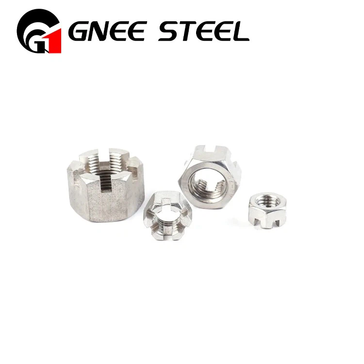 Stainless Steel Slotted Nut